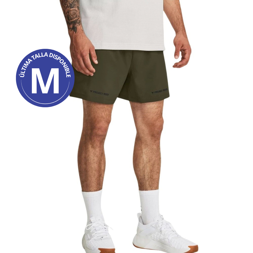 Under Armour Project Rock de 5" Shorts Corto Talla M Para Caballero