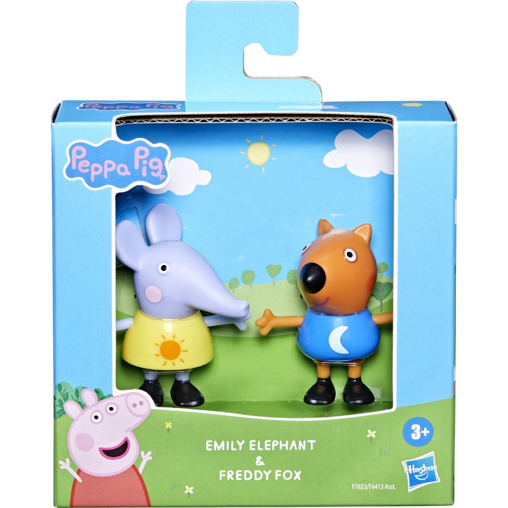Hasbro Peppa Pig Mejores Amigos Emily Elefante Y Freddy Zorro 3+