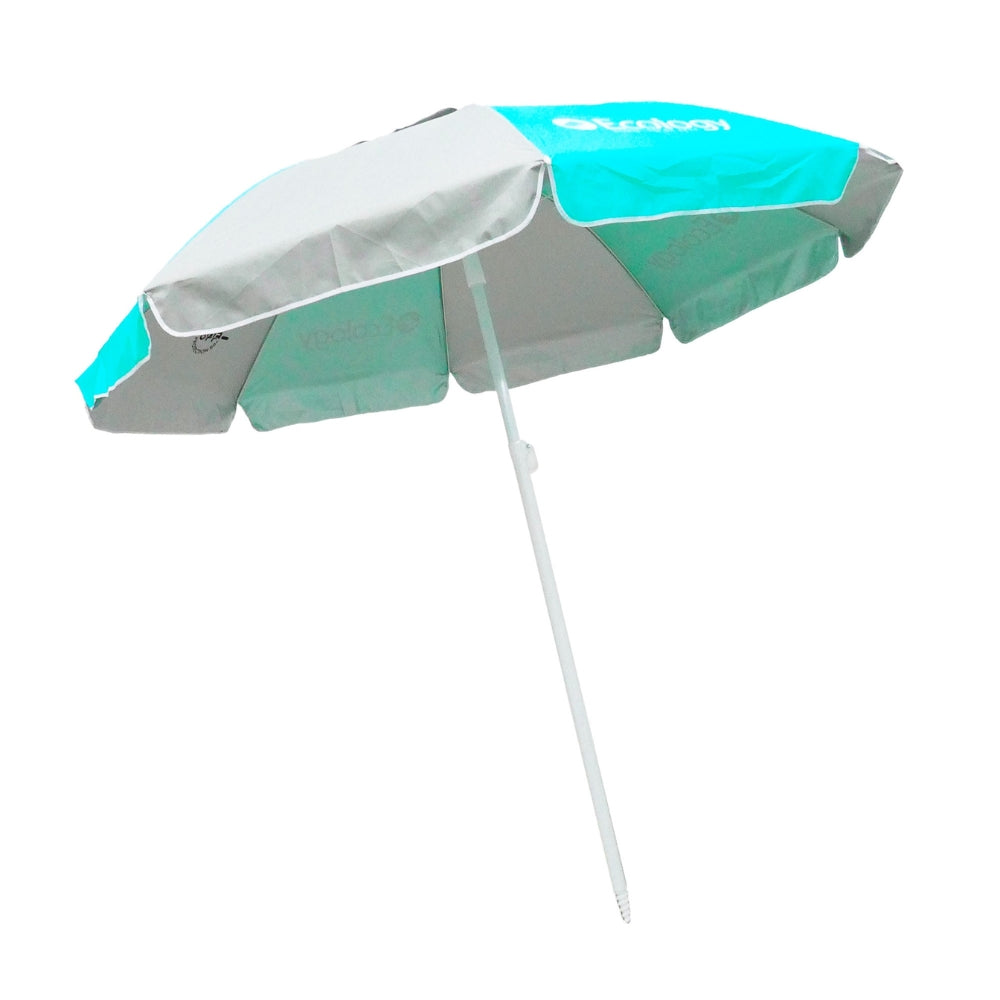 Ecology Sombrilla UV Fibra Max Turquesa Y Gris