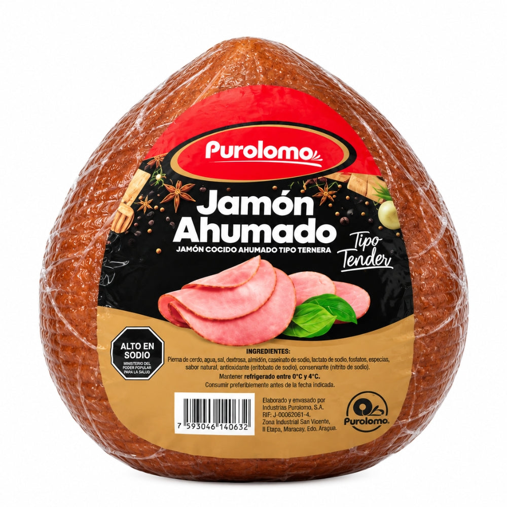 Puro Lomo Jamón Ahumado Tipo Tender 4 Opciones