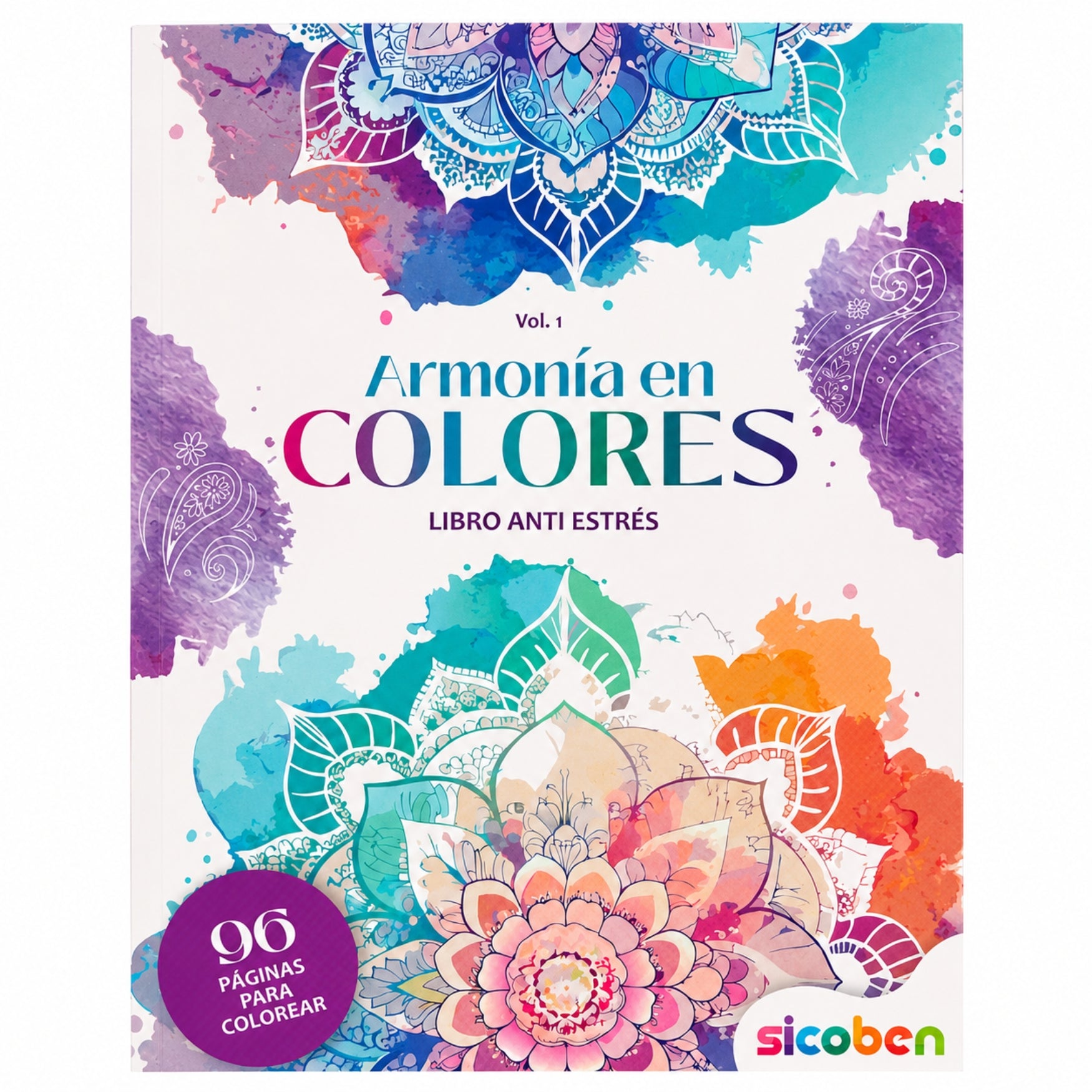 Sicoben Armonia en COLORES Libro Anti Estres Vol 1