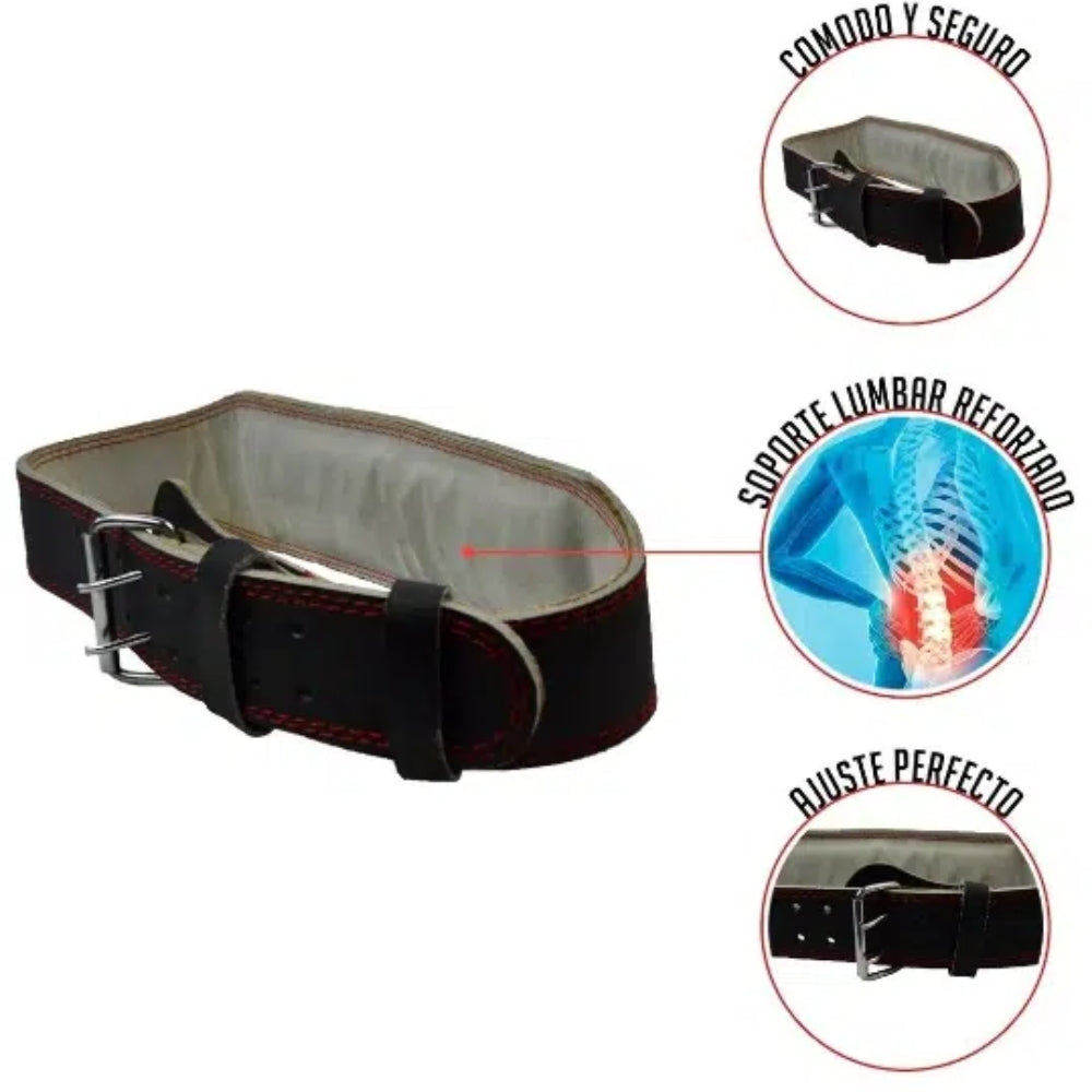 Cinturón Para Levantamiento De Pesas K6 Bull Black