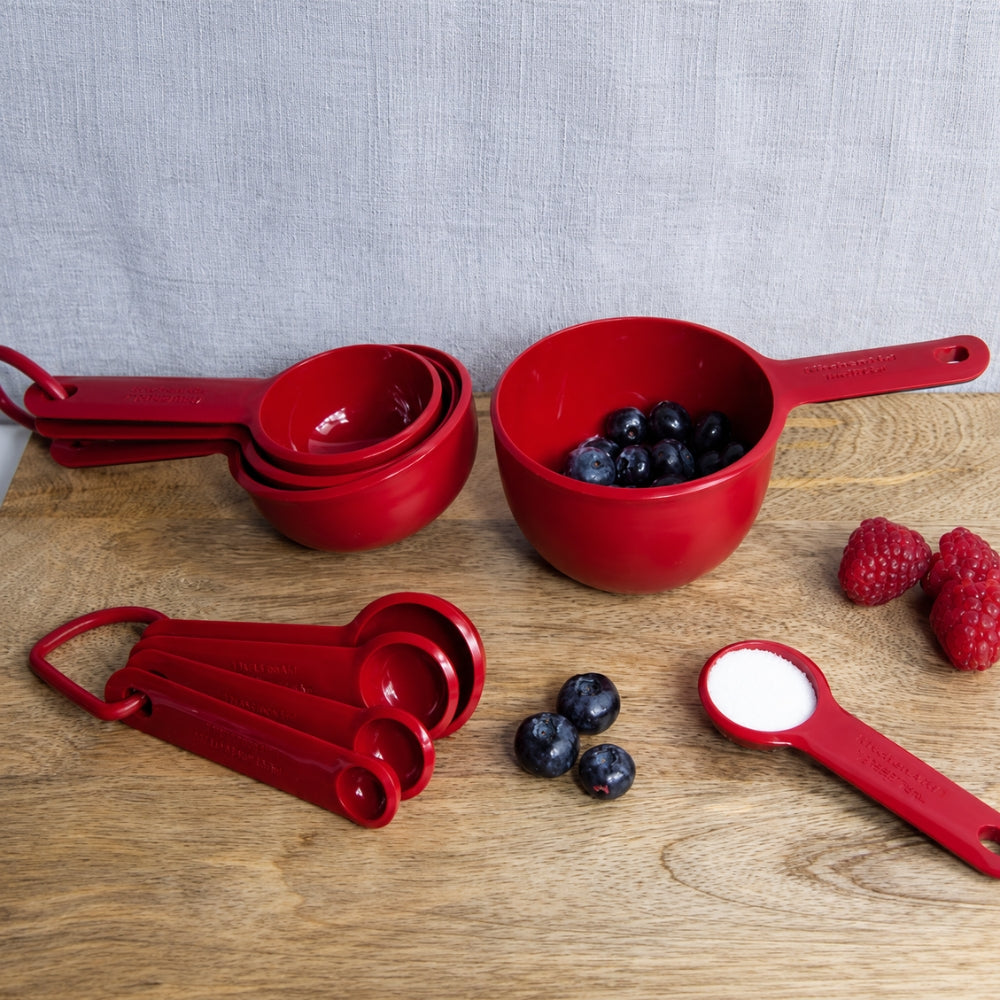 KitchenAid Juego de 5 Cucharas Medidoras Color Rojo