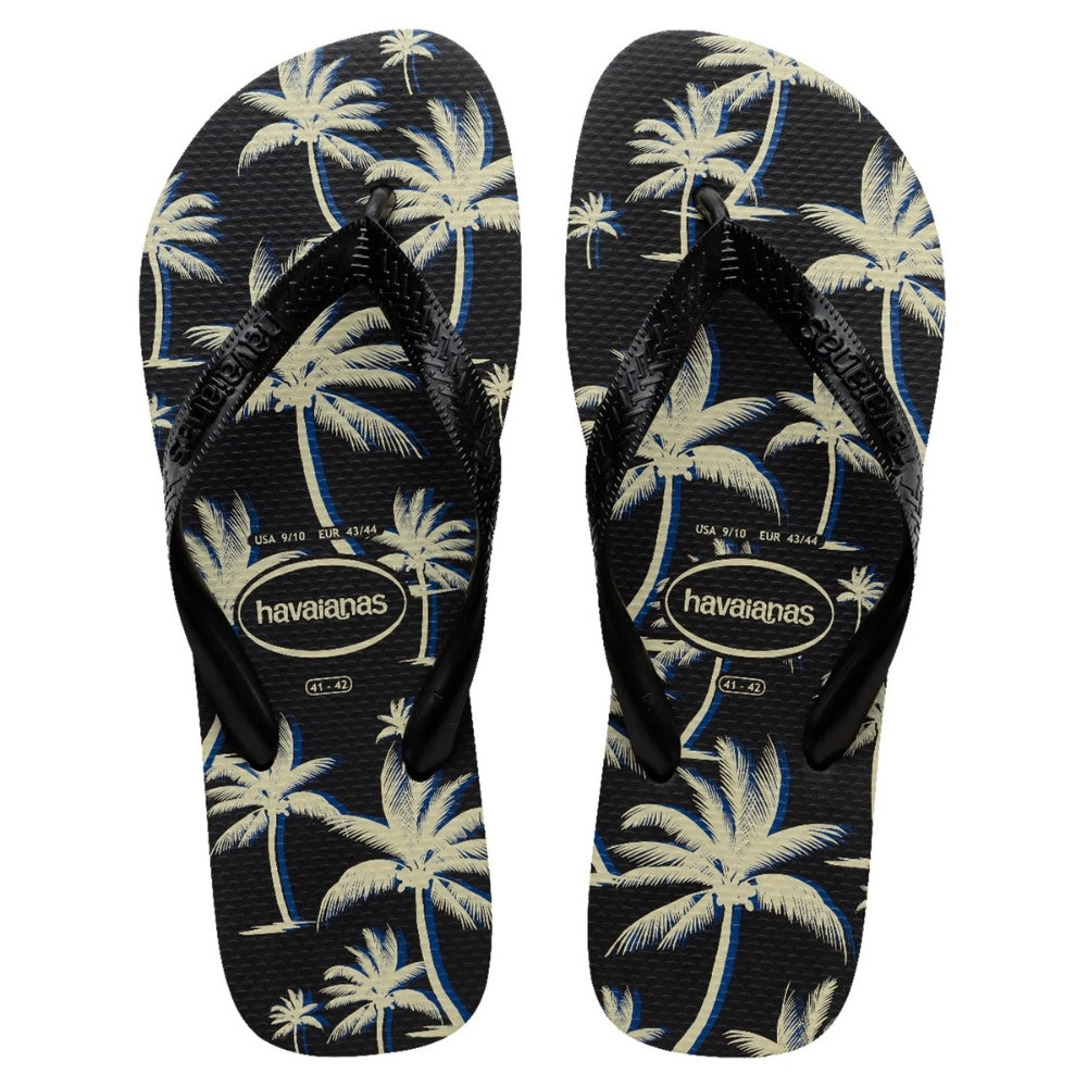 Havaianas Sandalias Aloha Black White