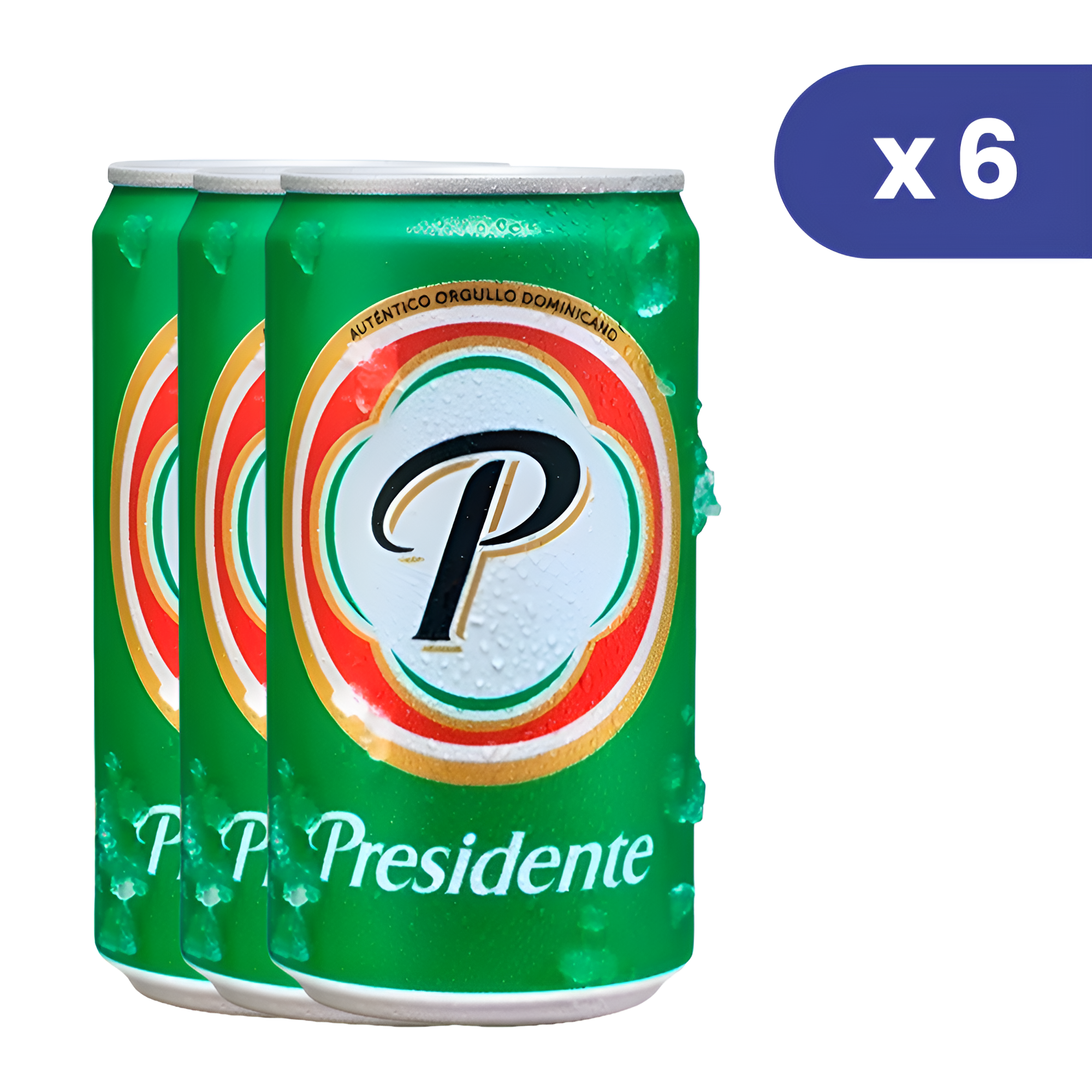 Cervezas Presidente 6 Unidades 237ml c/u