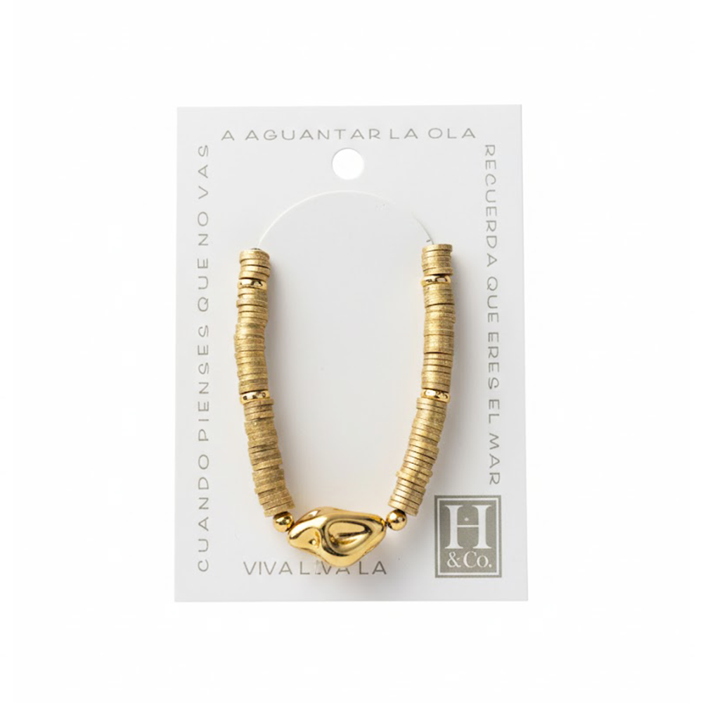 H&Co Pulsera Para Damas De Pukas Golden