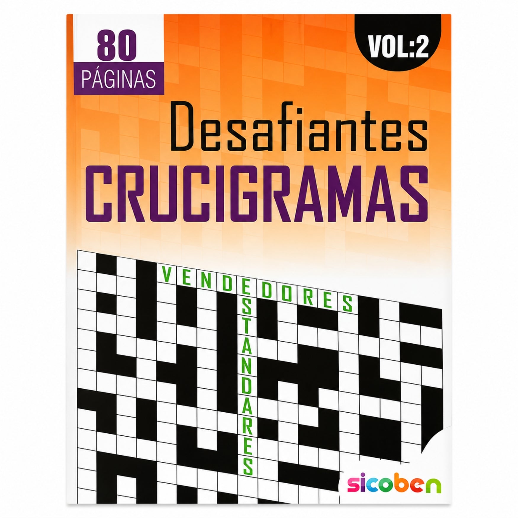 Sicoben Pasatiempos "Desafiantes Crucigramas" Vol 2