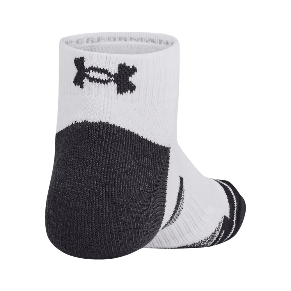 Under Armour Medias Deportivas Para Niños 6 Pack Color Blanco