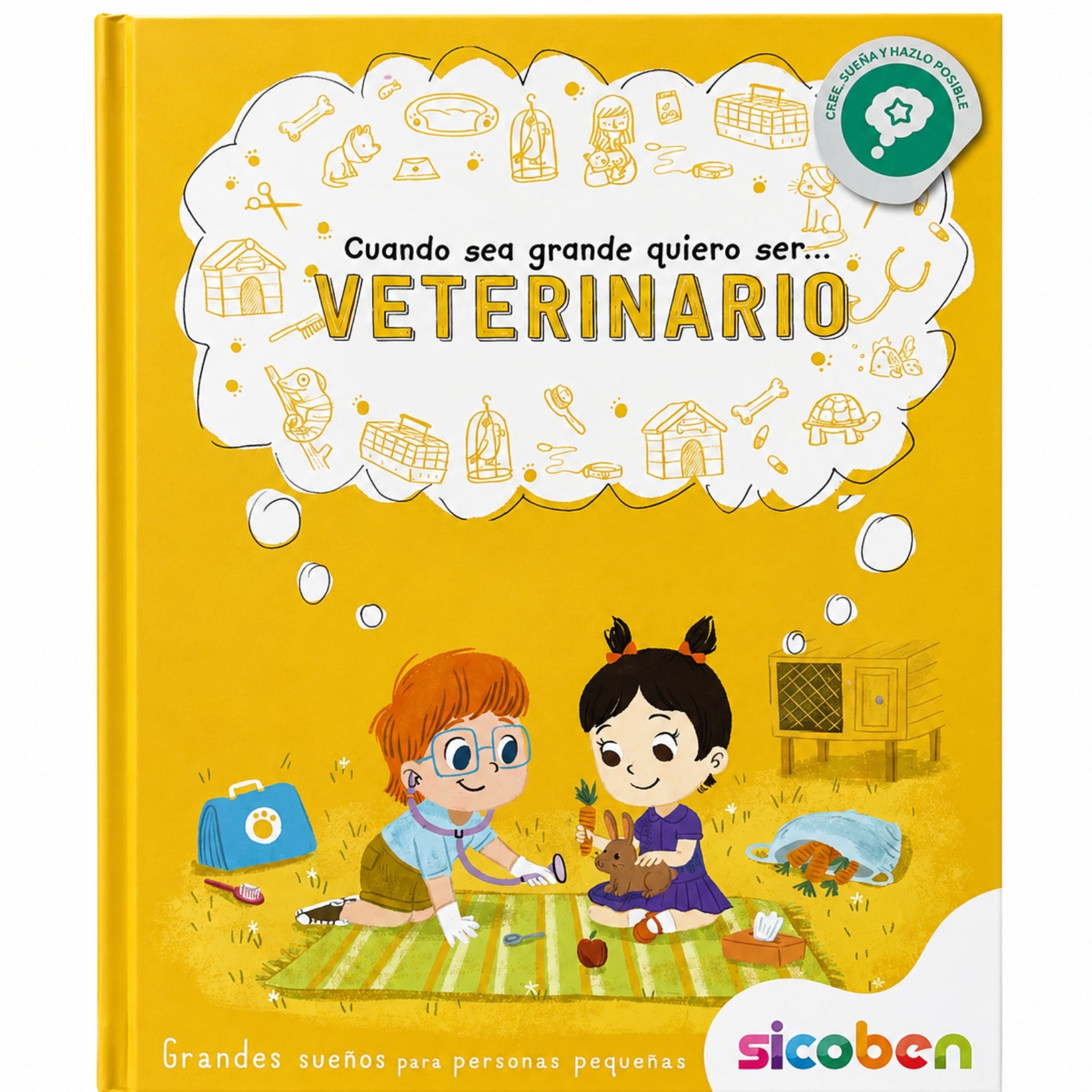 Sicoben Libro Infantil Cuando sea grande quiero ser Veterinario