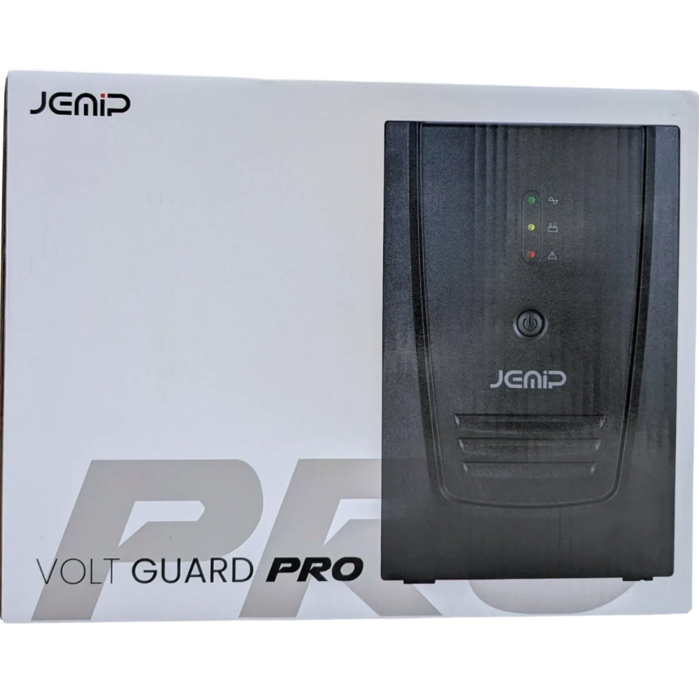 Jemip UPS Volt Guard Pro 1200W 10 Tomas Color Negro