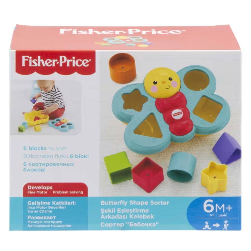 Fisher Price Clasificador de Bloques de Mariposa 6m+