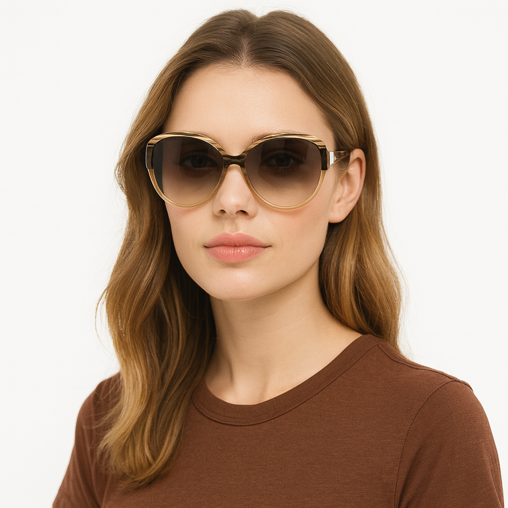 Jessica Simpsons Lentes De Sol Oversize Brown