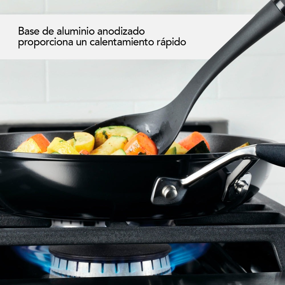 KitchenAid Set 2 Sartenes De Aluminio Anodizado Duro 21/25Cm