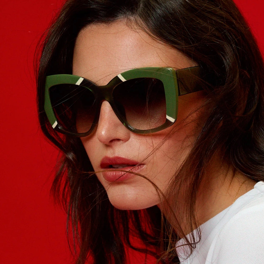 Tiwi Ginevra 610 Bicolour Shiny Green/Olive Green with Green