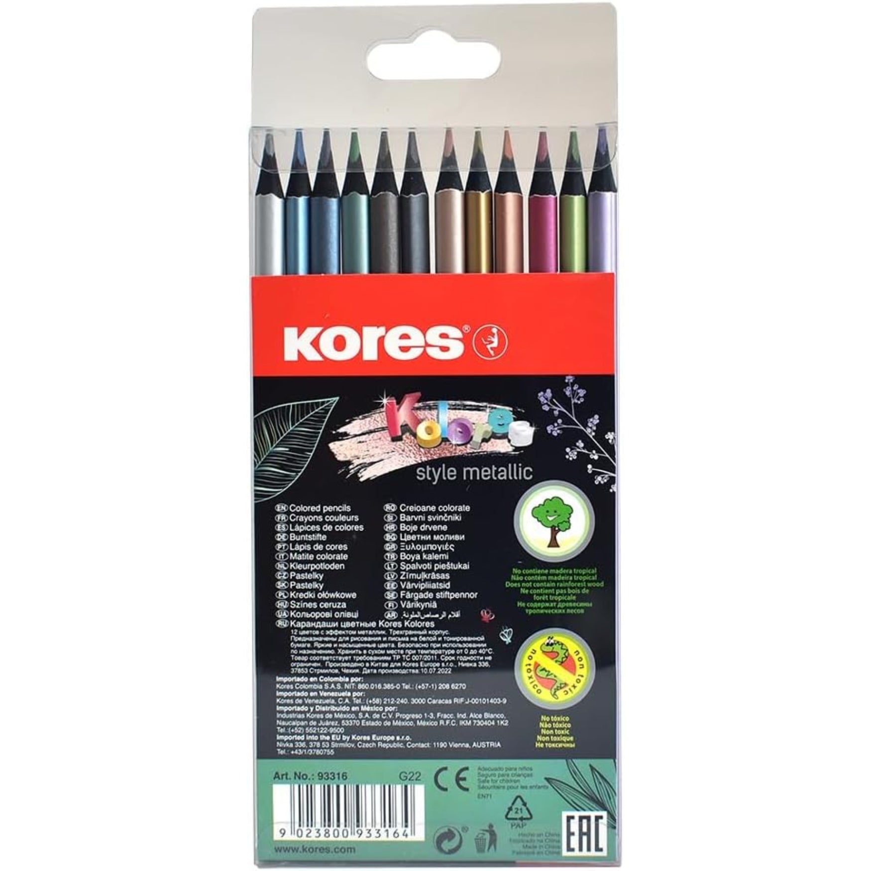 Kores Kolores Style Metallic x 12 Colores