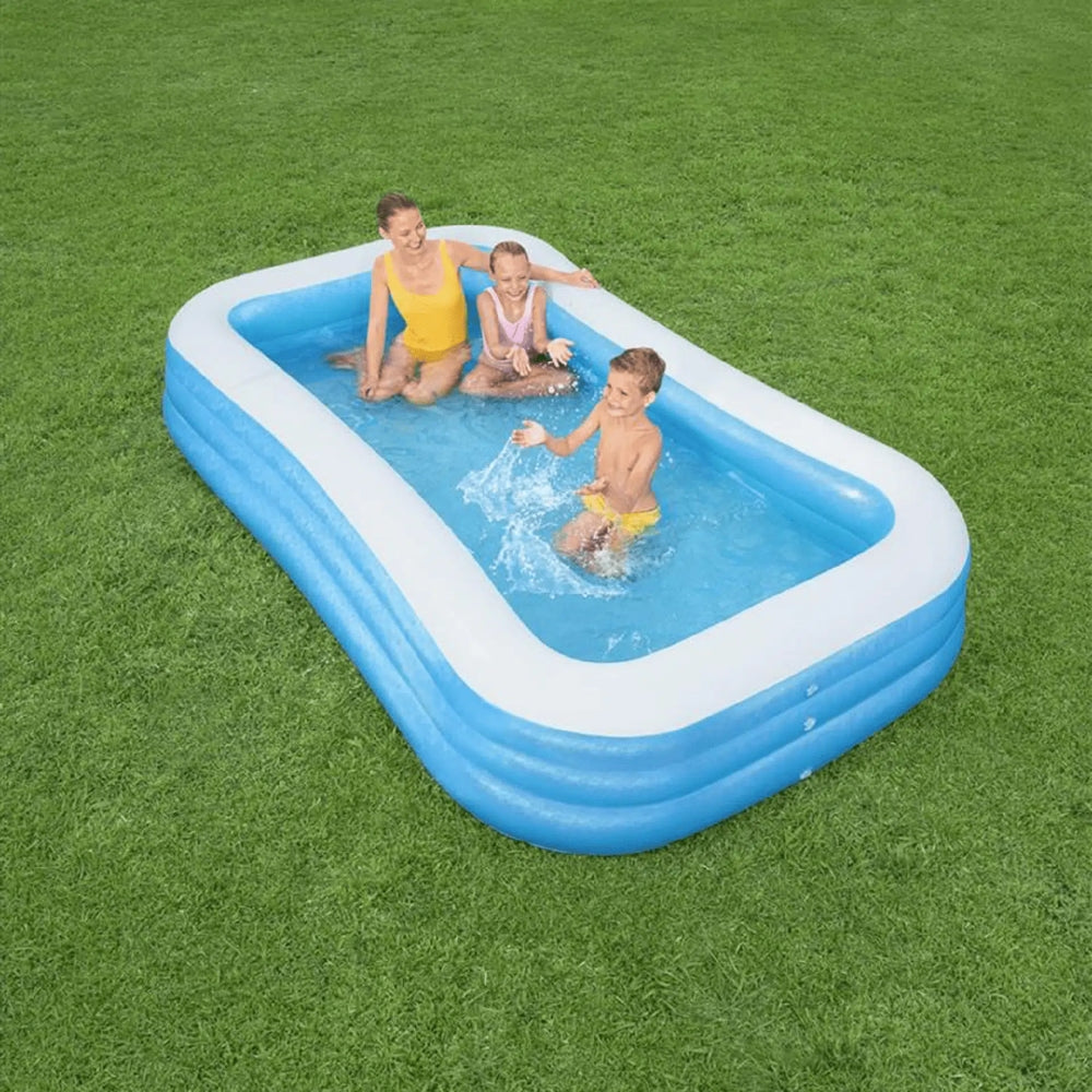 Bestway Piscina Inflable Rectangular Familiar Pool 3.05m X 1.83m X 56cm