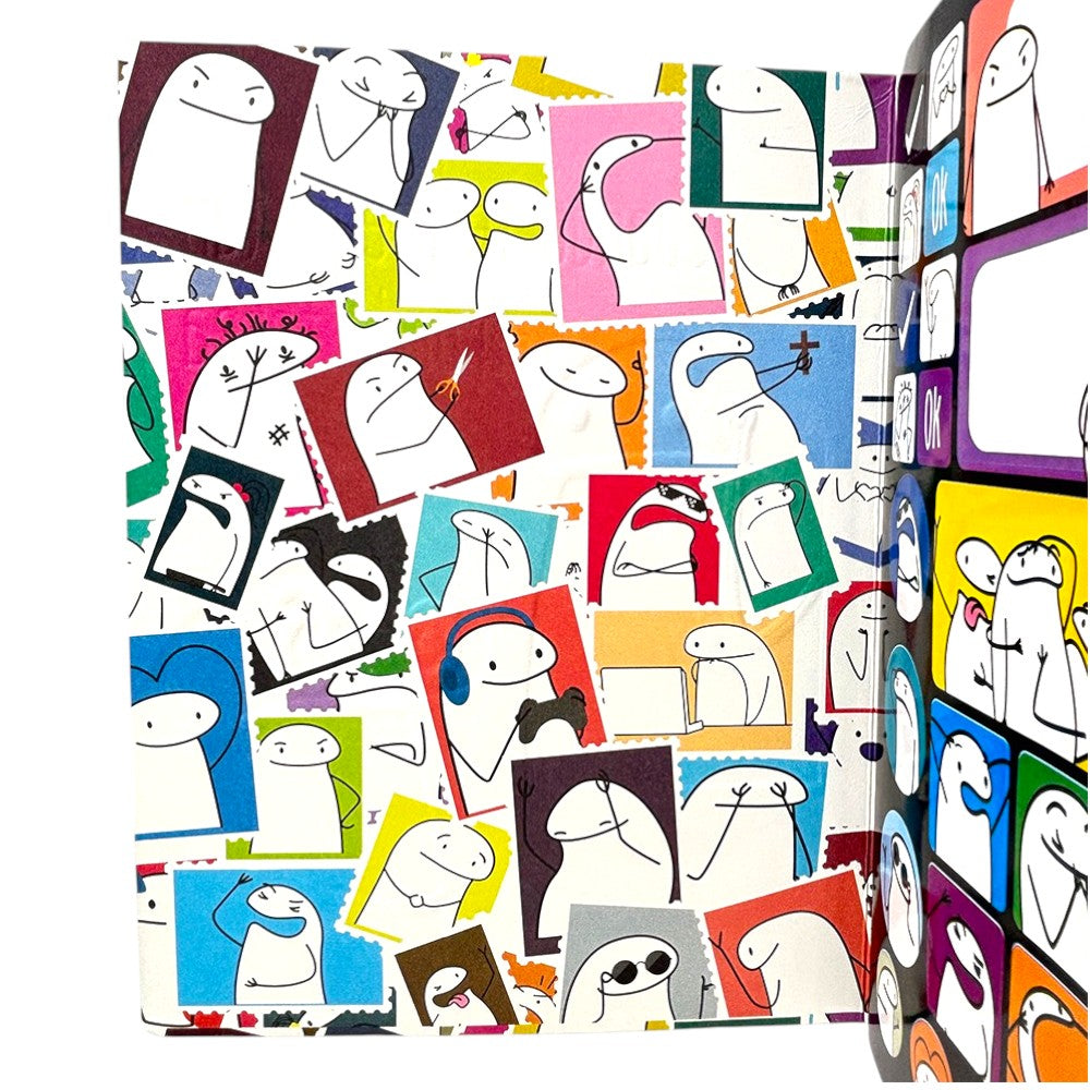 Noma Cuaderno Memes Una Linea 100 Hojas Con Stickers Diseños Surtidos