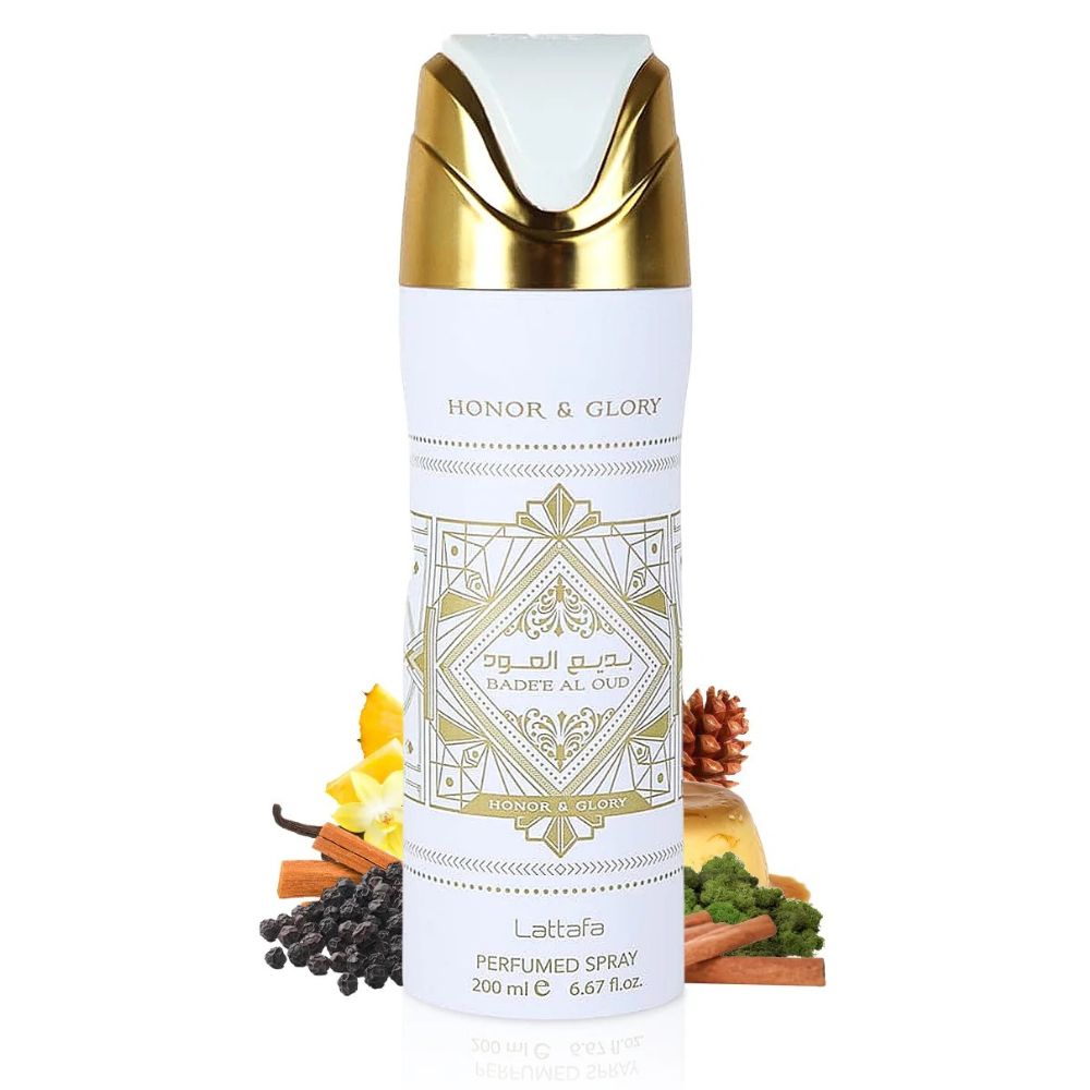 Lattafa Honor & Glory Perfumed Body Spray Unisex 200ml