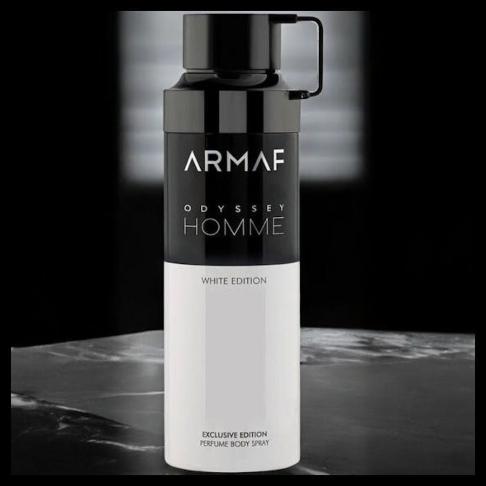Armaf Odyssey Homme White Edition Perfume Body Spray Para Caballeros 200ml