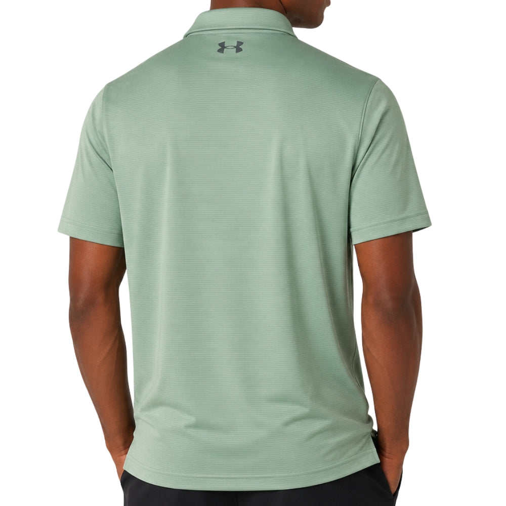 Under Armour Franela Polo Tech Para Caballeros Color SilicaGreen/PitchGray