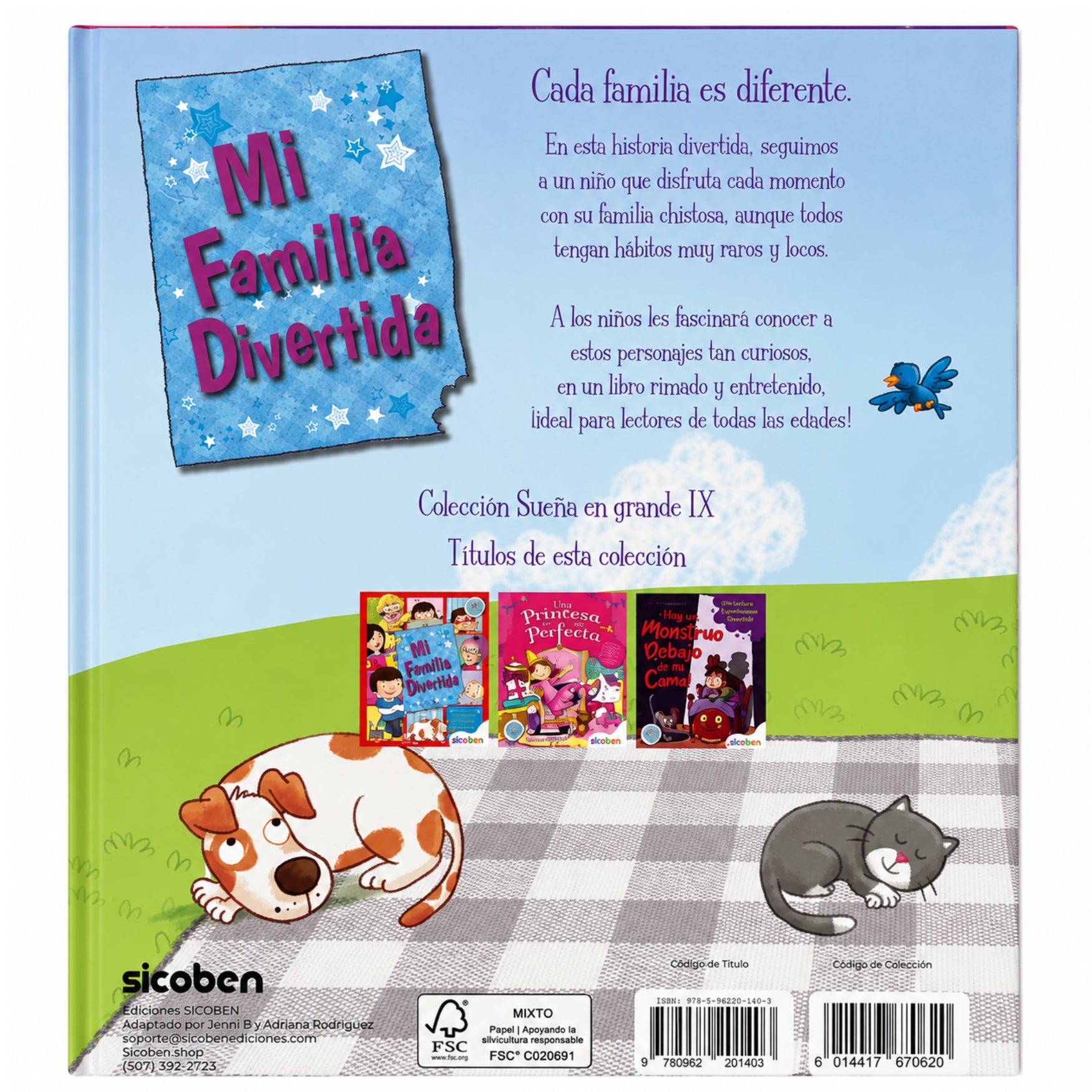 Sicoben Libro "Mi Familia Divertida" Autor Mike Byrne