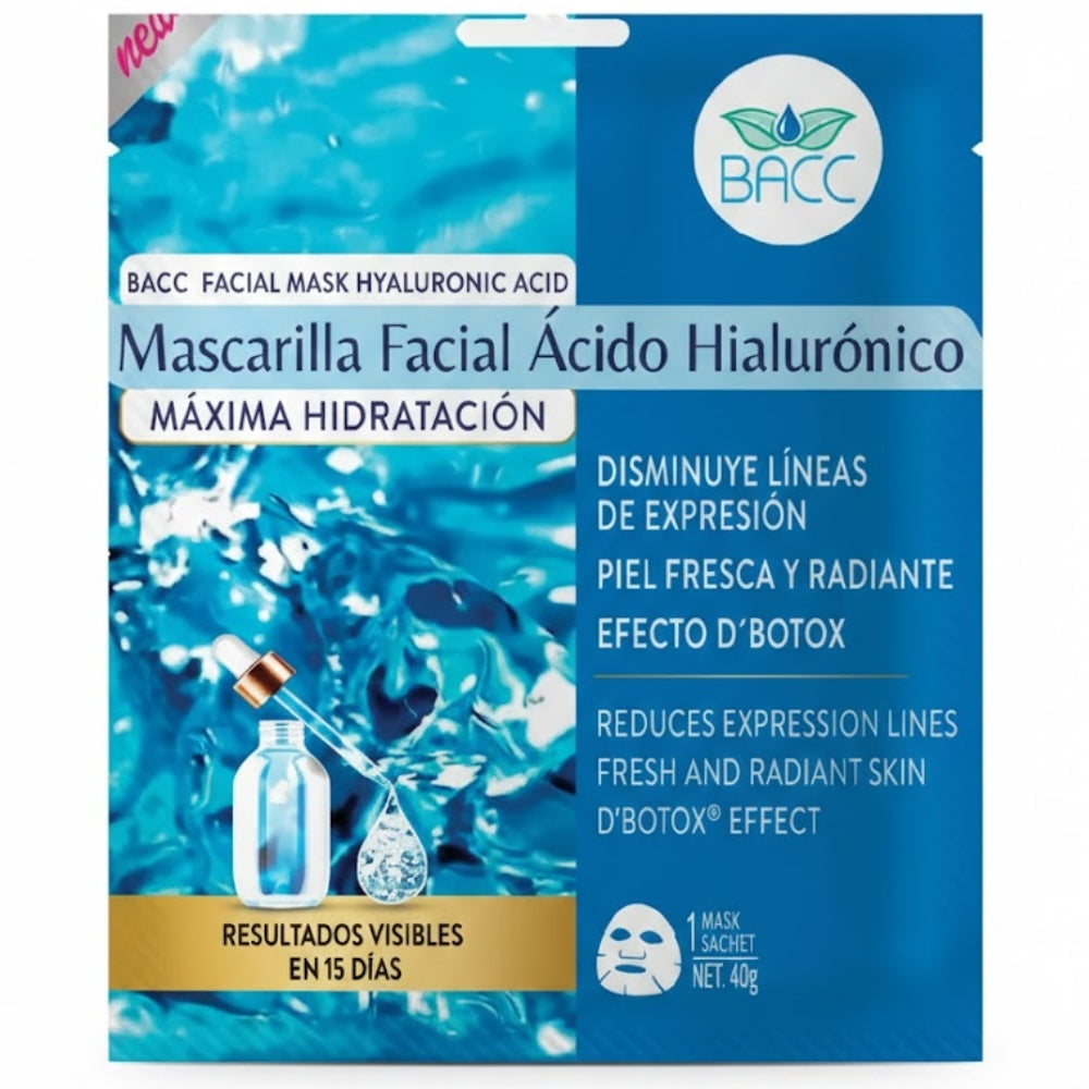 BACC Mascara Facial Acido Hialurónico 40gr