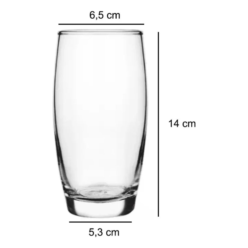 Vaso de Vidrio Alto Oca 400ml