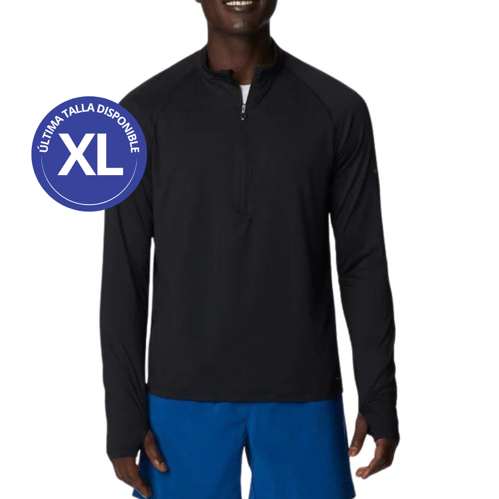 Columbia Sudadera M Endless Trail 1/2 Zip Mesh Long Sleeve Talla XL para Caballeros