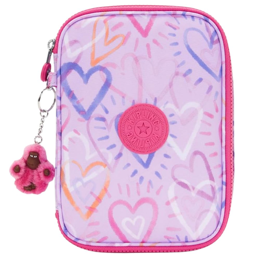 Kipling Cartuchera100 Pens Sweetheart Scribbles