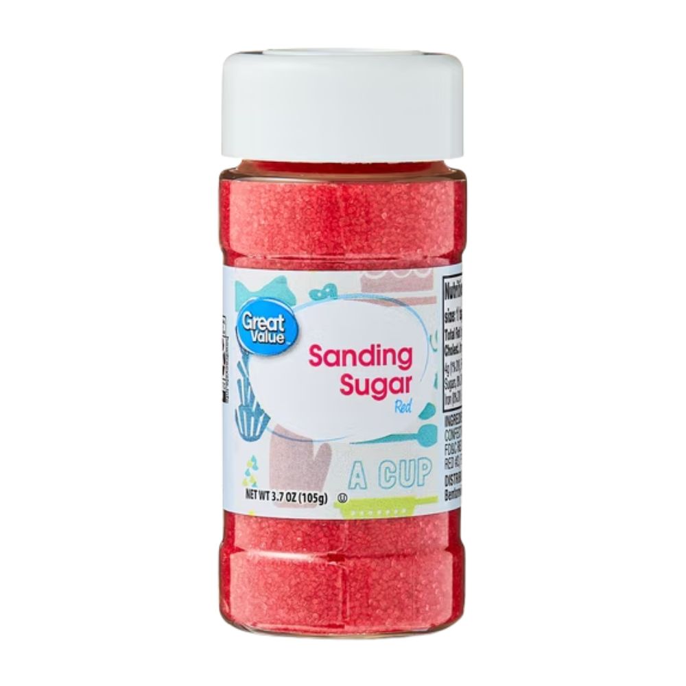 Great Value Sanding Sugar Red 105g