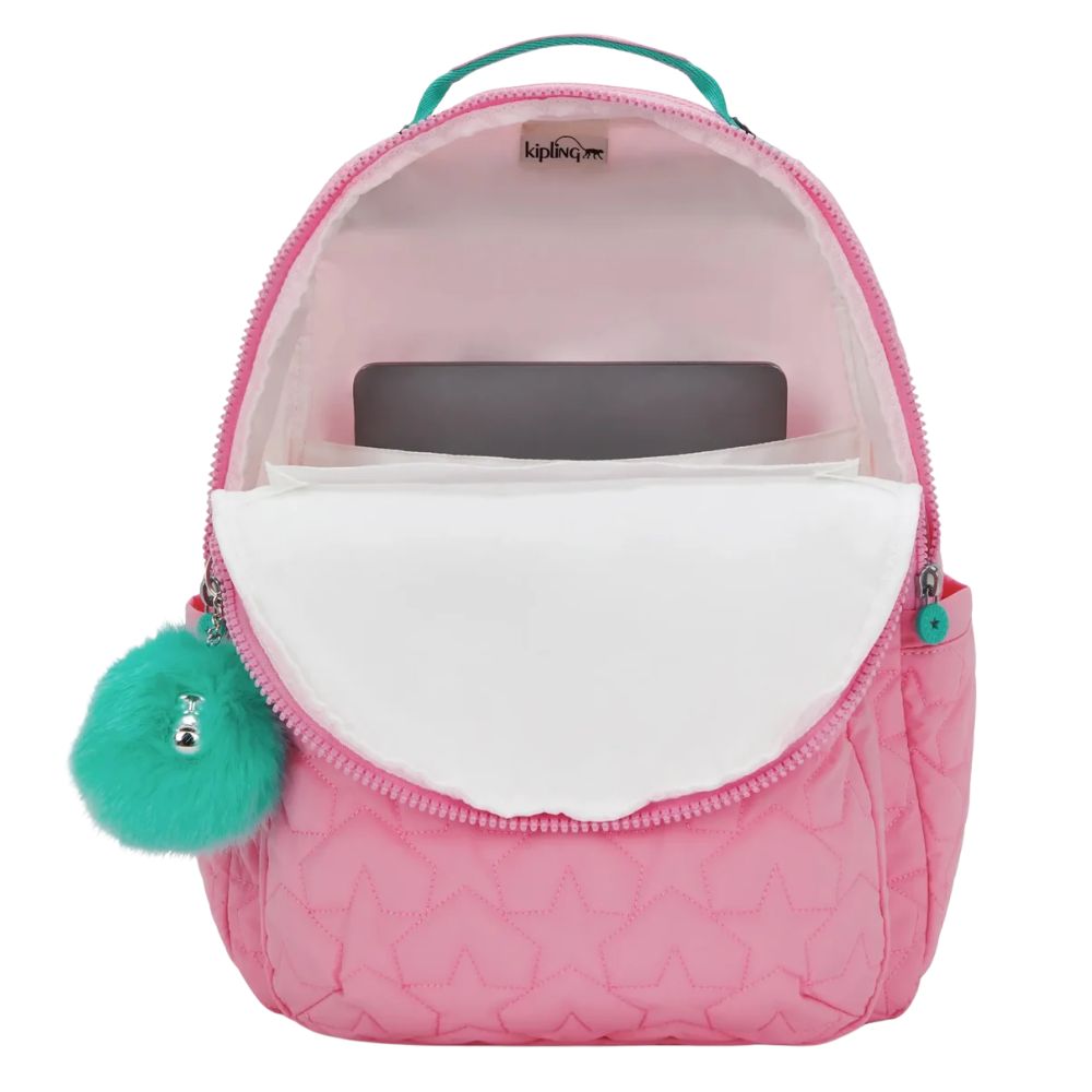Kipling Bolso Large Puff Pop Bubblegum