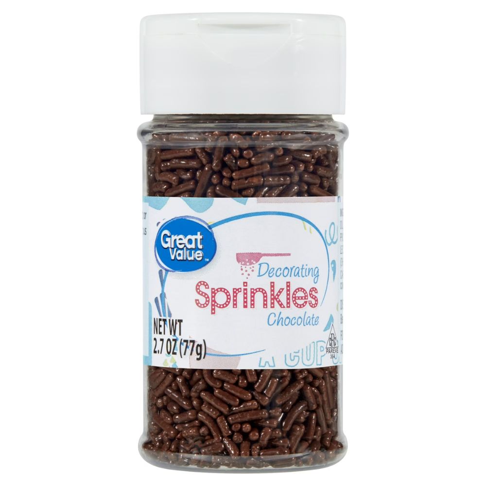 Great Value Sprinkles Chocolate 77g