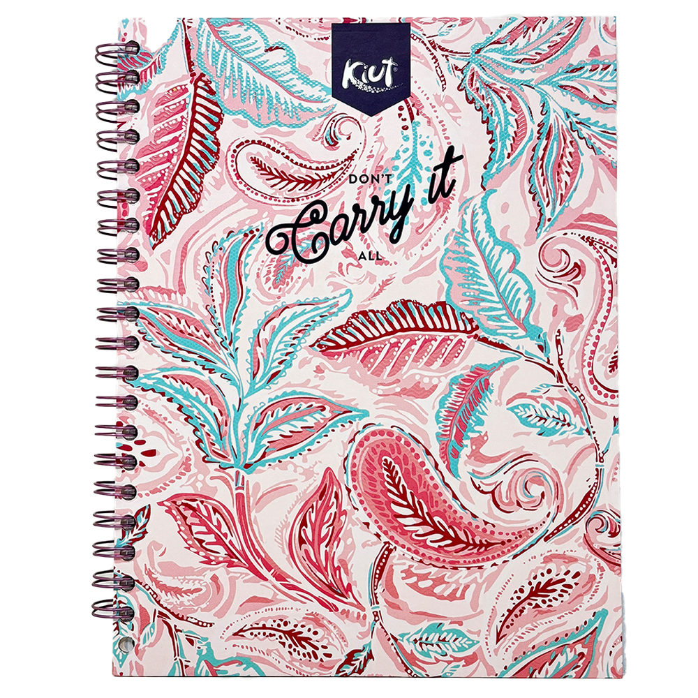 Kiut Libreta Agollada 4 Materias 100 Hojas Diseños Surtidos