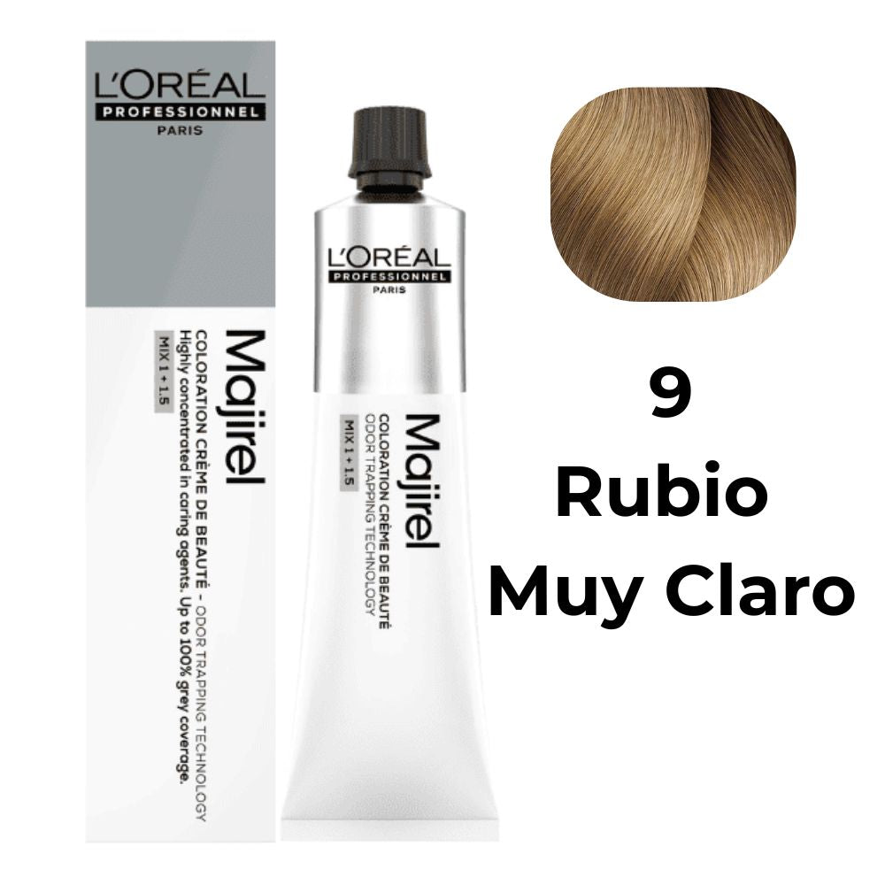 L'Oreal Tinte Majirel 9 Rubio Muy Claro 50ml