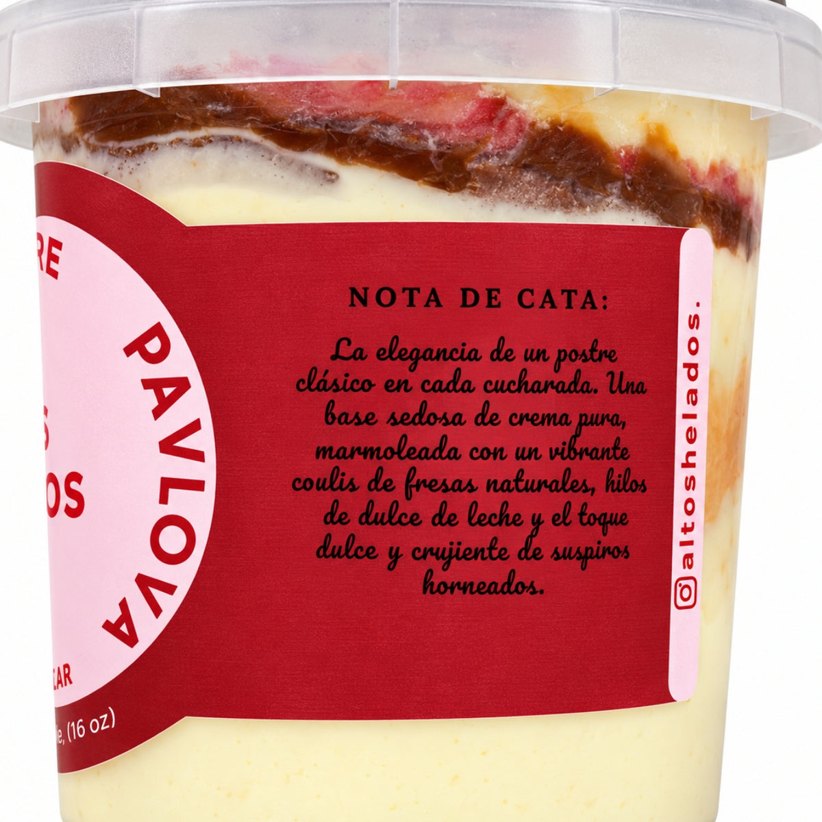 Altos Helados Sabor Pavlova 16oz