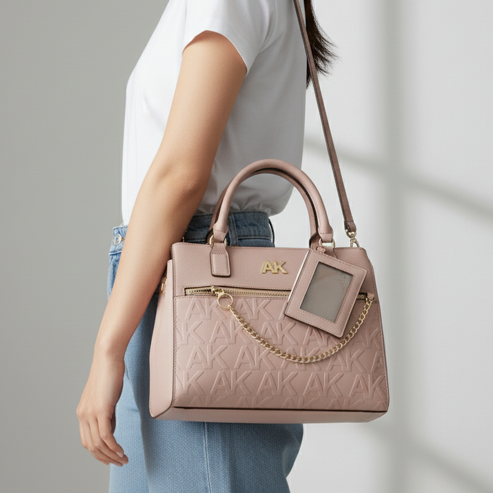 Anne Klein Cartera Satchel & Handbag Light Pink