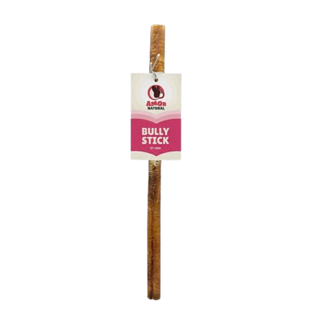 Amor Natural Bully Stick Liso Snack Natural Para Perros 2 Opciones