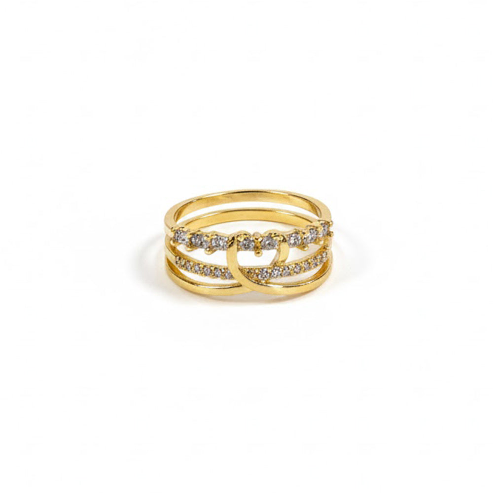 H&Co Anillo Ajustable Para Damas Esencia De Amor
