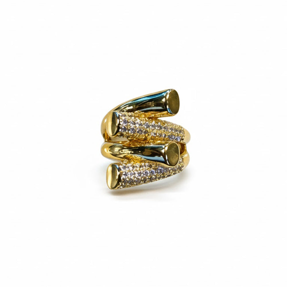 H&Co Anillo Ajustable Para Damas Nudo De Luz