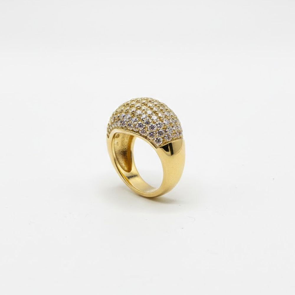 H&Co Anillo Ajustable Para Damas Domo De Luz