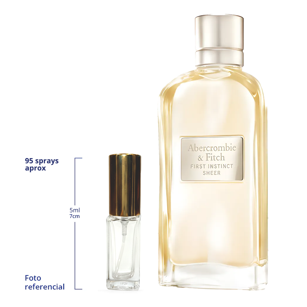 Abercrombie & Fitch First Instict Sheer Decant Travel Size Eau Parfum For Woman