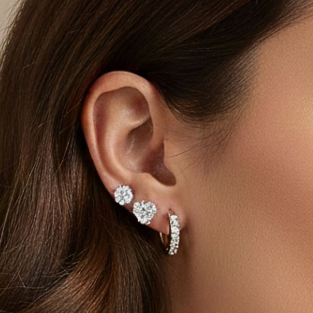 Adrienne Vittadini Set De Zarcillos 5Pzs