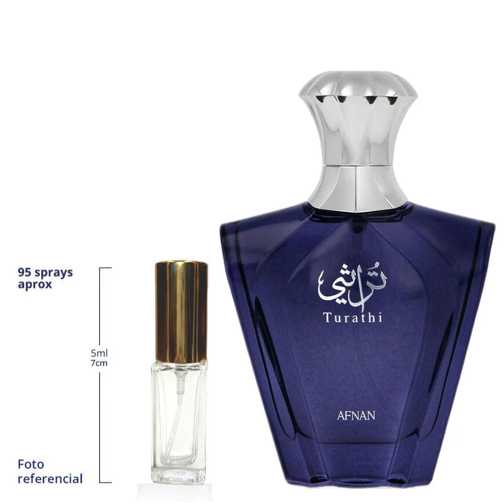 Afnan Turathi Decant Travel Size Eau De Parfum For Men