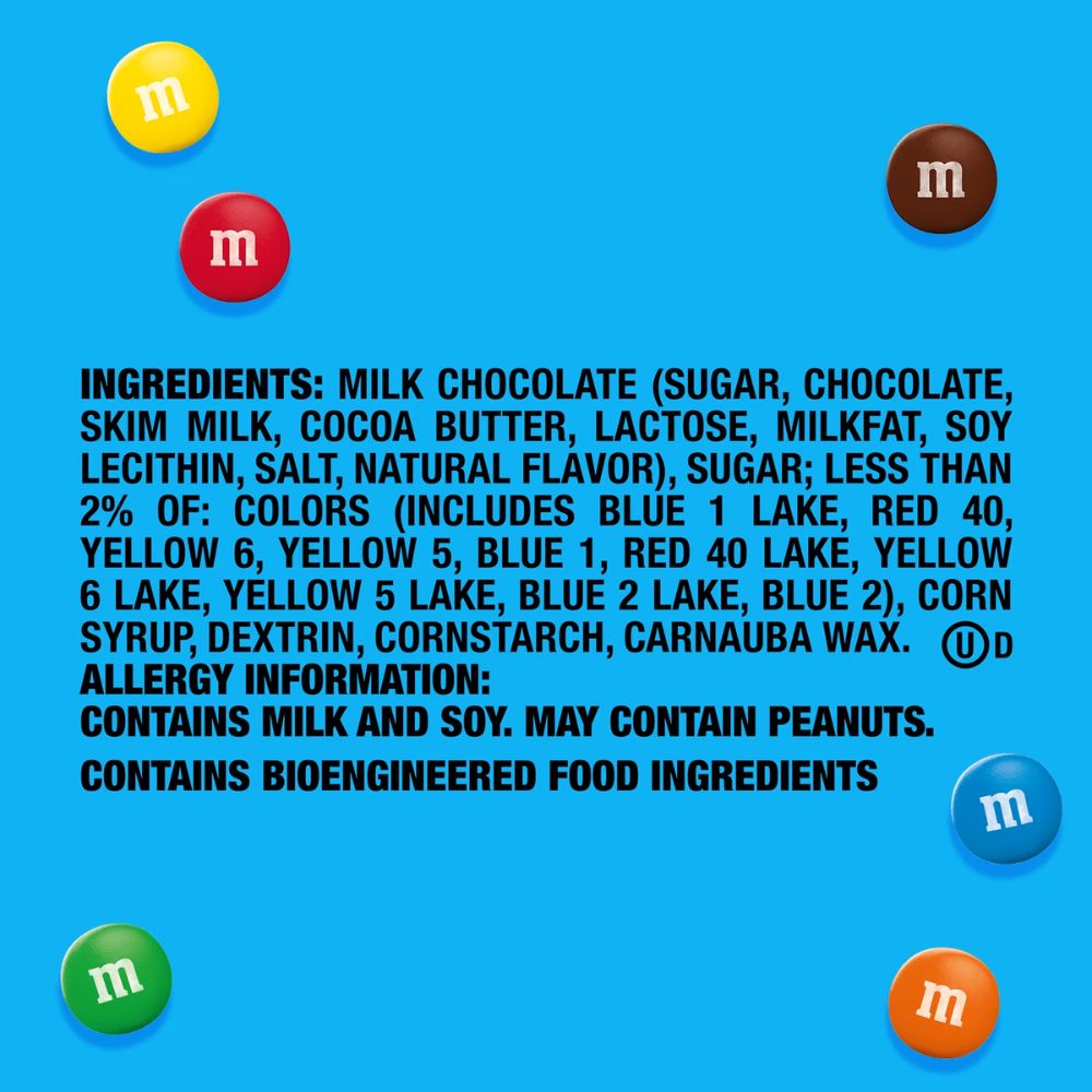 M&M's Minis Milk Chocolate Candies Family Size 479.1g