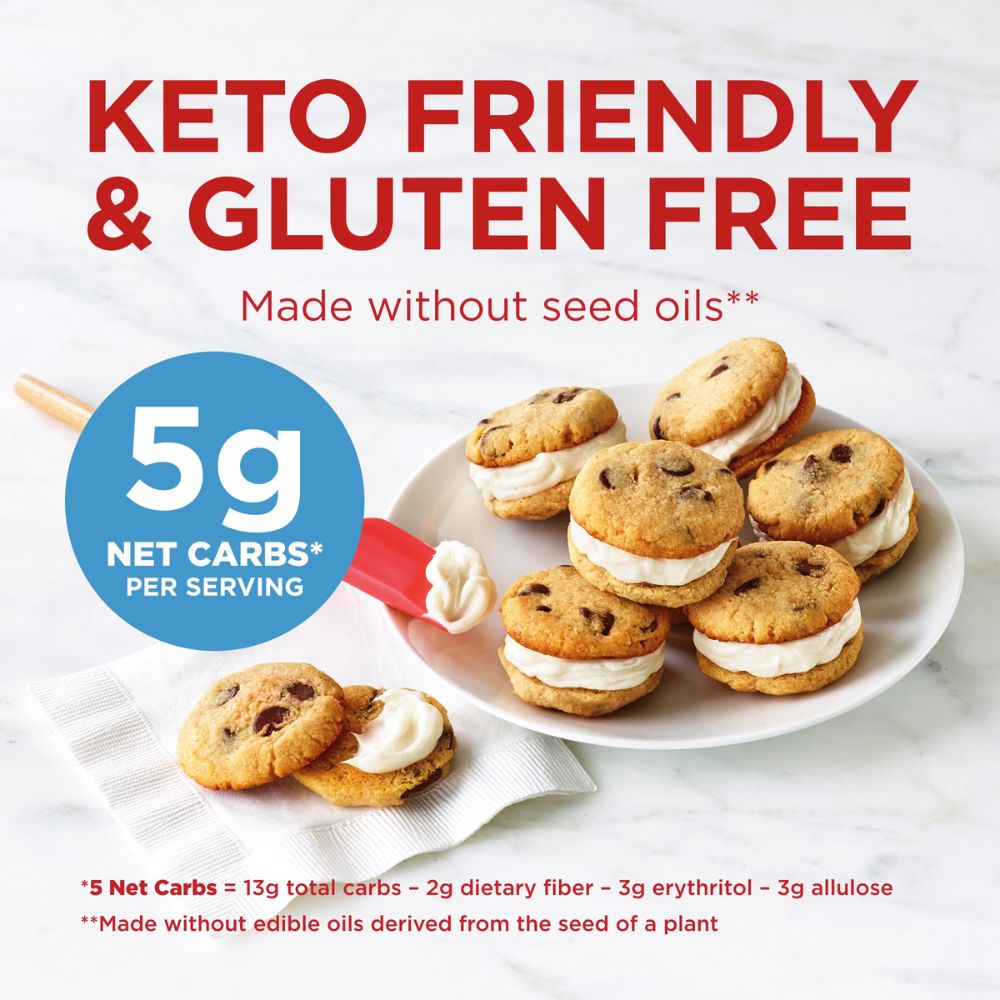 Duncan Hines Keto Chocolate Chip Cookie Mix 245g