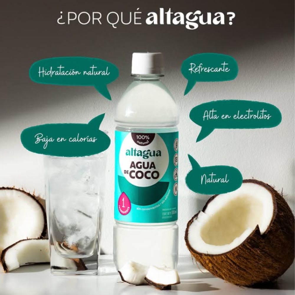 Altagua Agua De Coco 500ml