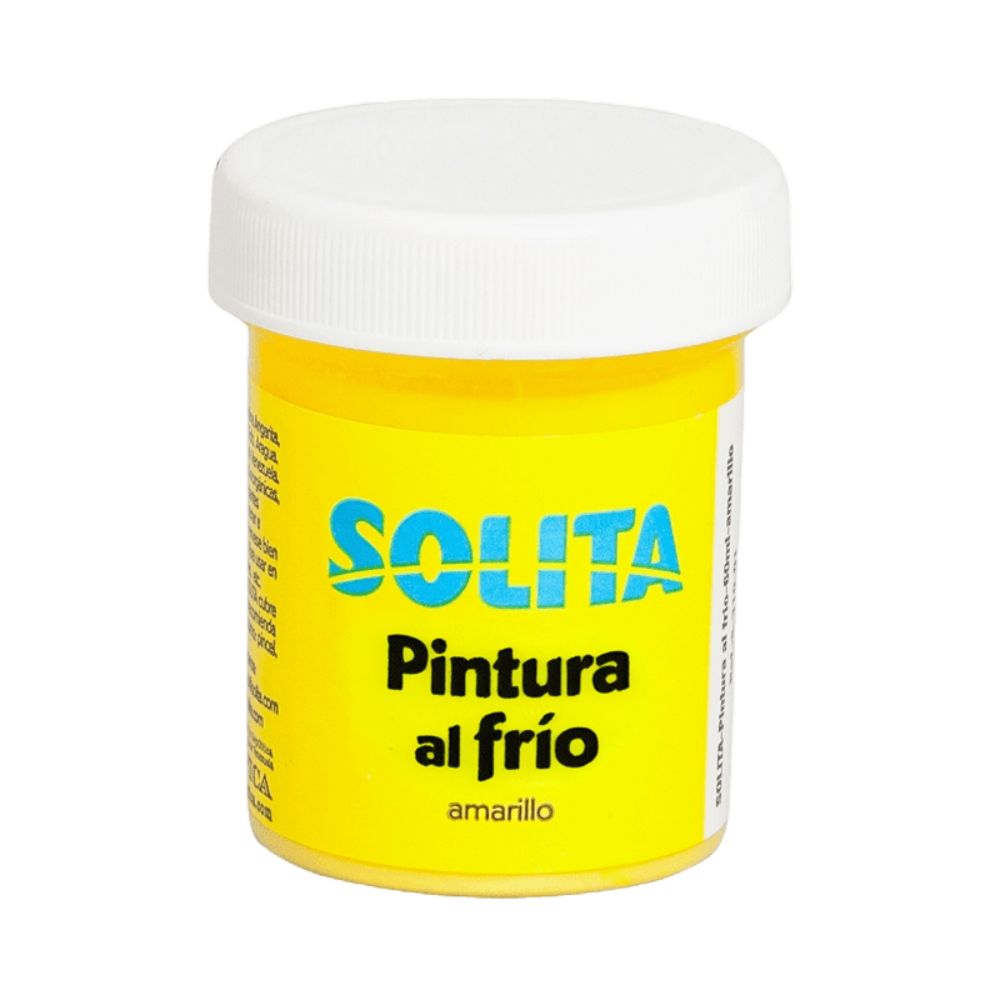 Solita Pintura Al Frio Color Amarillo 60 ml 1 Und