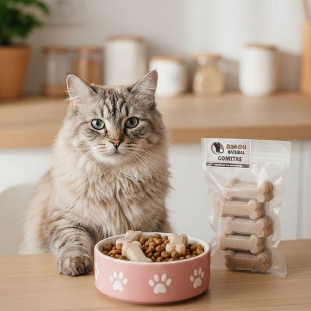 Amor Natural Gomitas De Colágeno De Res Para Perros Y Gatos 5Und