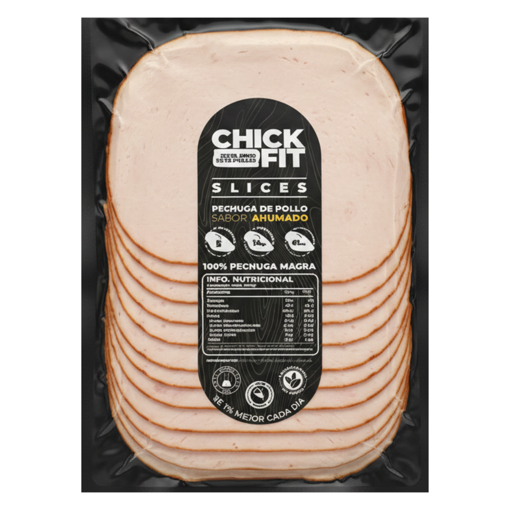 Chick Fit Slices Pechuga Ahumada de Pollo 250gr