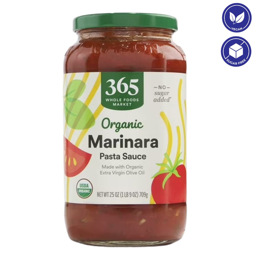 365 Whole Foods Market Organic Marinara Pasta Sauce 709g